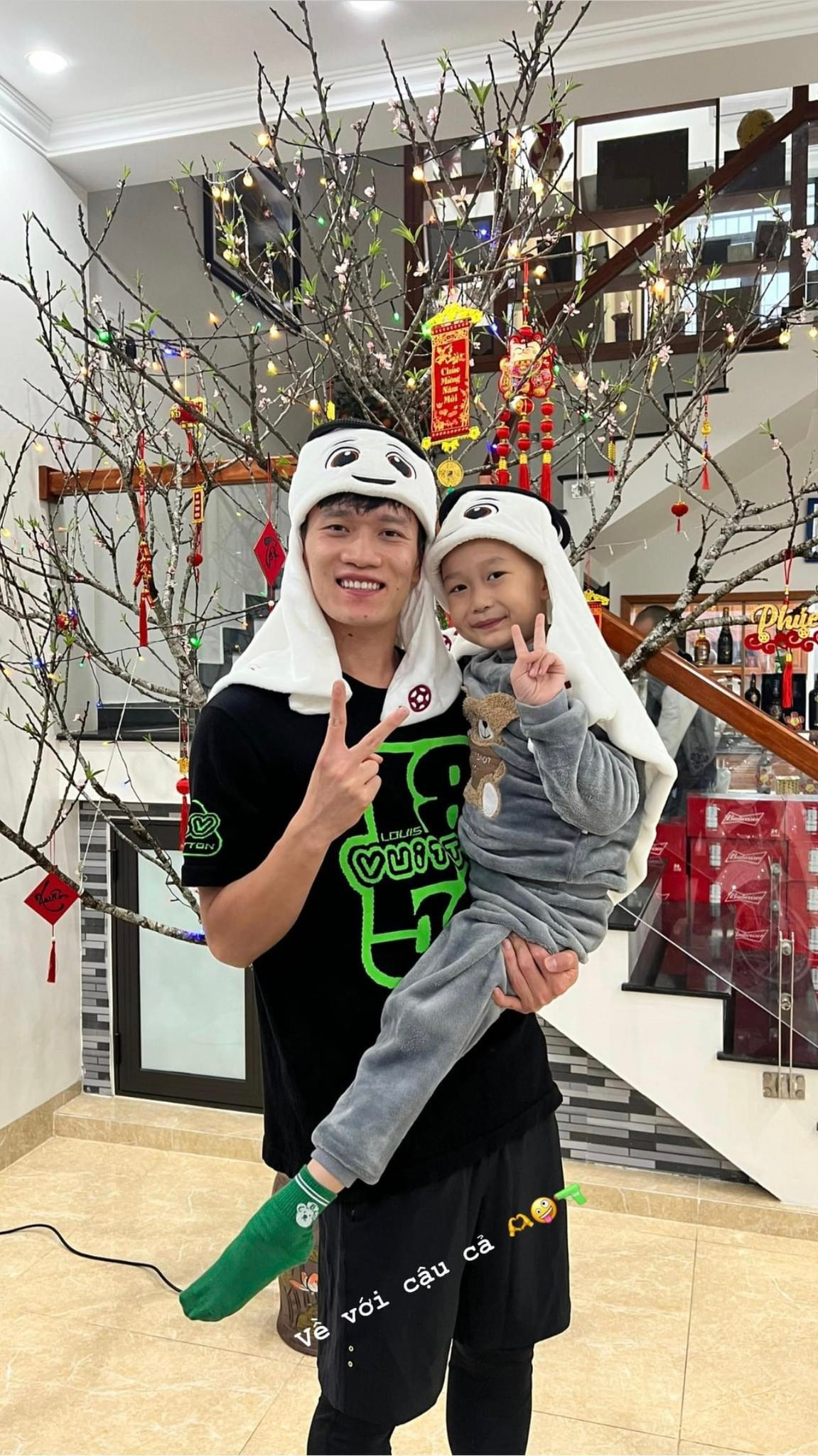 Một góc khác trong biệt thự của Hoàng Đức. Ảnh: FB Nguyễn Hoàng Đức