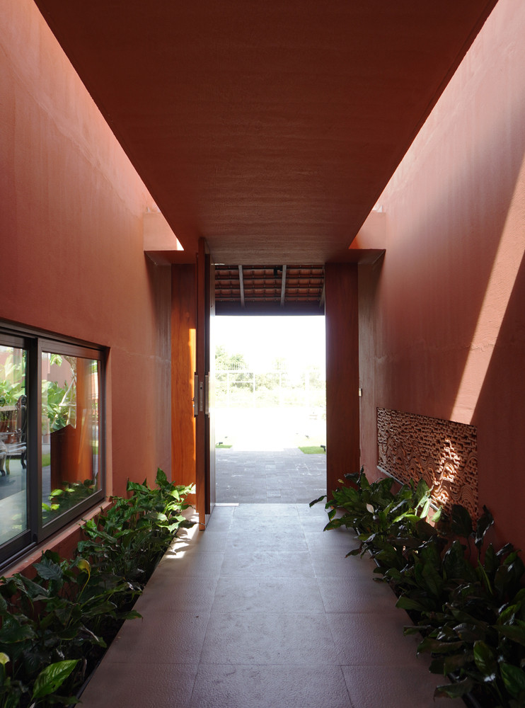 Sự sắp xếp này nhằm gợi lên hình dạng và tinh thần của một ngôi làng truyền thống. Ảnh: Thiết kế TAA