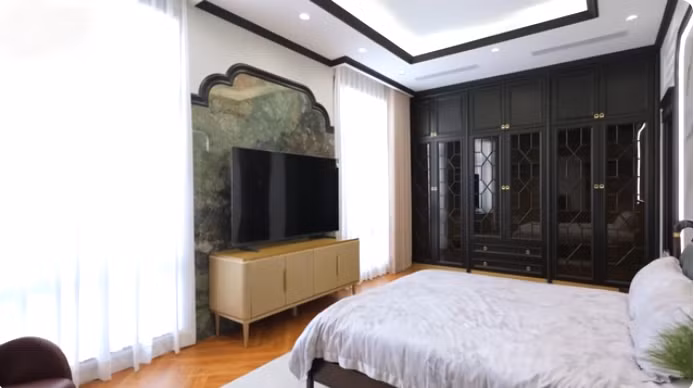 Không gian phòng ngủ. Ảnh chụp màn hình NhaTo