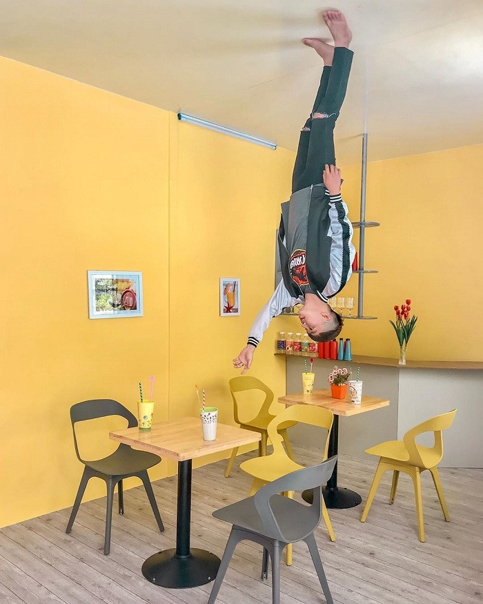 Đặc biệt nhất là quầy bán hàng mini. Ảnh @thanhper