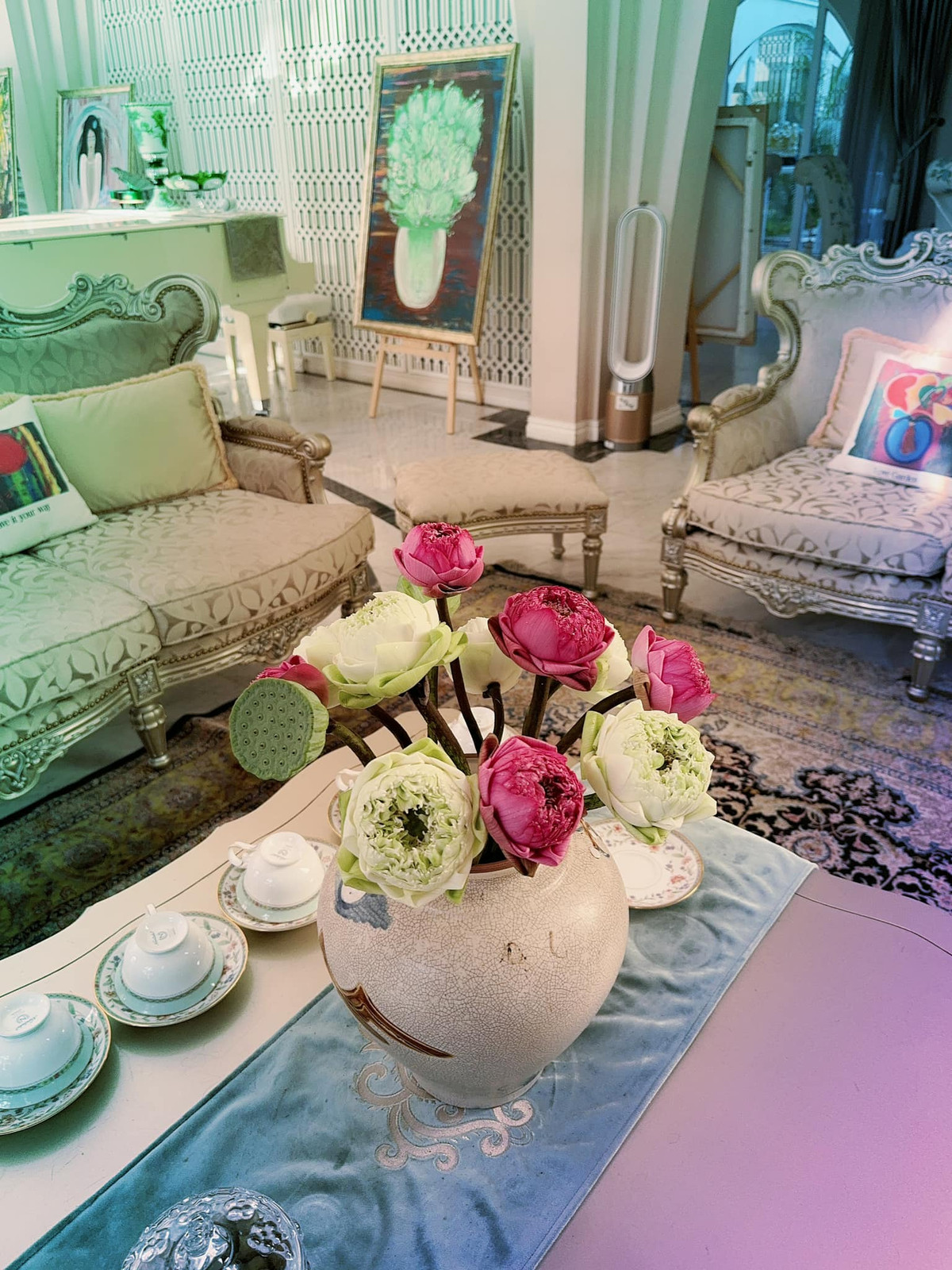 Căn biệt thự do chính Giáng My lên ý tưởng xây dựng từ A-Z. Ảnh: FB Giang My Nguyen