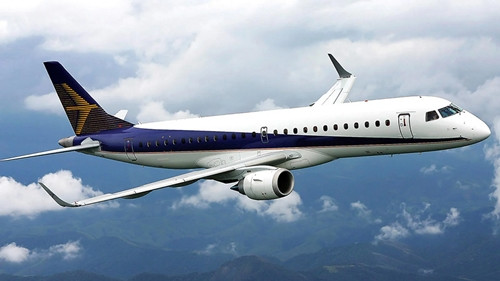 Embraer 190 là loại máy bay phản lực cỡ nhỏ do Brazil sản xuất. Ảnh: Air Charter Service