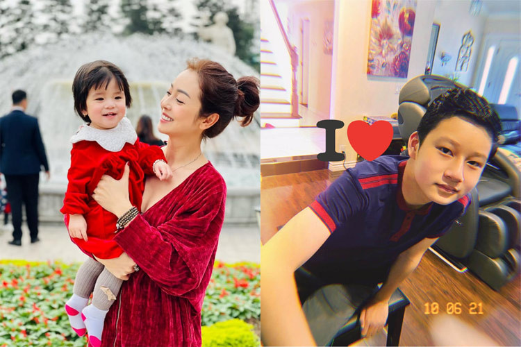 Hoa hậu Jennifer Phạm có ba con chung với chồng là doanh nhân Đức Hải. Trước đó, trong cuộc hôn nhân với ca sĩ Quang Dũng, cả hai có con chung là bé Bảo Nam.