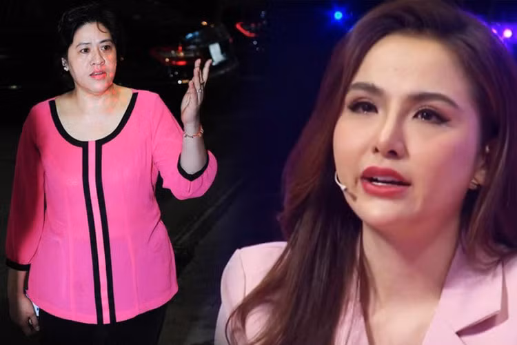 Năm 2014, khi Diễm Hương đang làm giám khảo cuộc thi “Ngôi sao mới”, mẹ cô đã tới tận nơi la mắng con bên ngoài sảnh. "Tôi là mẹ của Diễm Hương. Tôi muốn nói rằng cô ấy không xứng đáng là giám khảo cuộc thi này". (Ảnh: Zing)