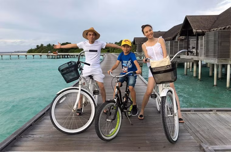 Trước khi sinh bé Suchin, gia đình Cường Đô la - Đàm Thu Trang thường xuyên đưa Subeo đi du lịch.