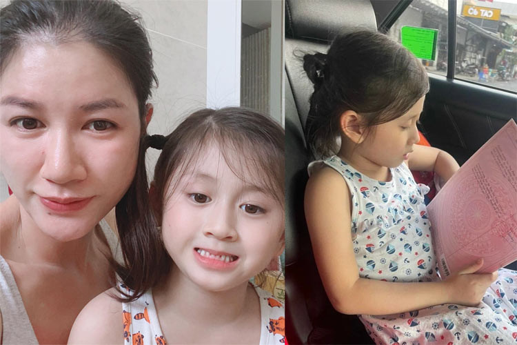 Nhân dịp sinh nhật lần thứ 6, bé Kiến Lửa được mẹ tặng cuốn sổ đỏ quyền sử dụng đất.