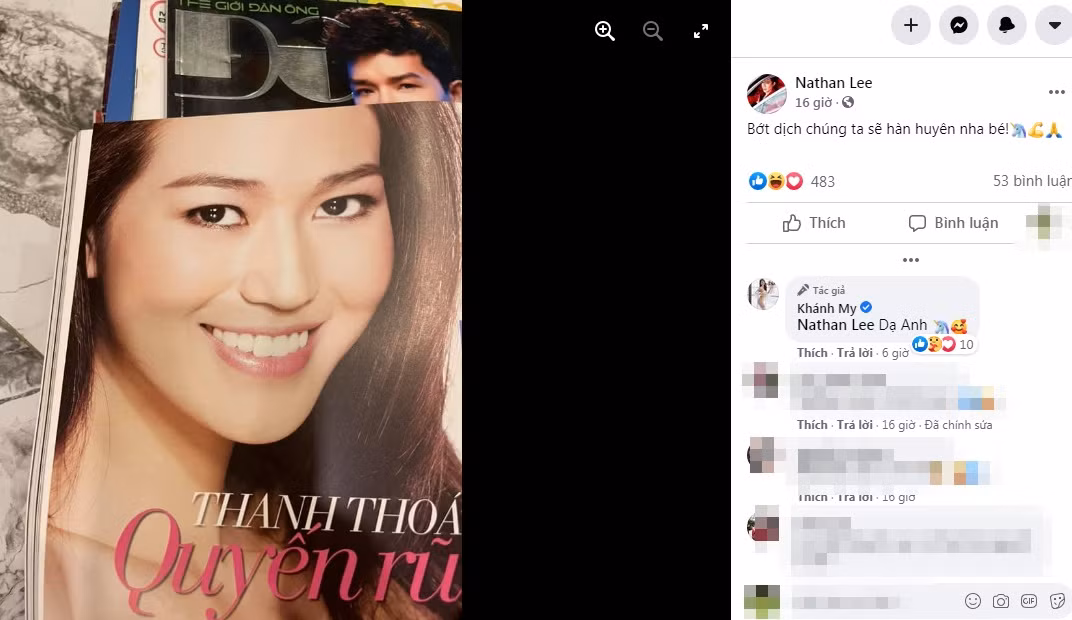 Khanh My - Nathan Lee hen gap mat, ban ke “dau” voi Ngoc Trinh?-Hinh-3