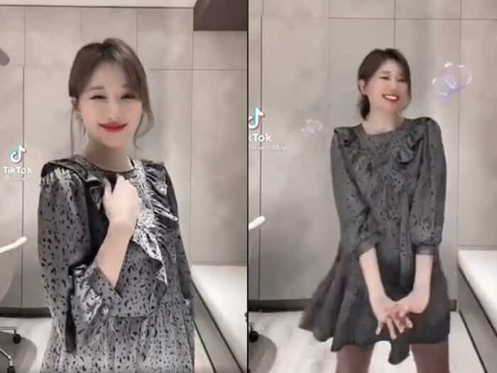 Đó có thể là lý do bà xã nam danh hài thường xuyên diện váy áo rộng để che đi những nhược điểm trên cơ thể.