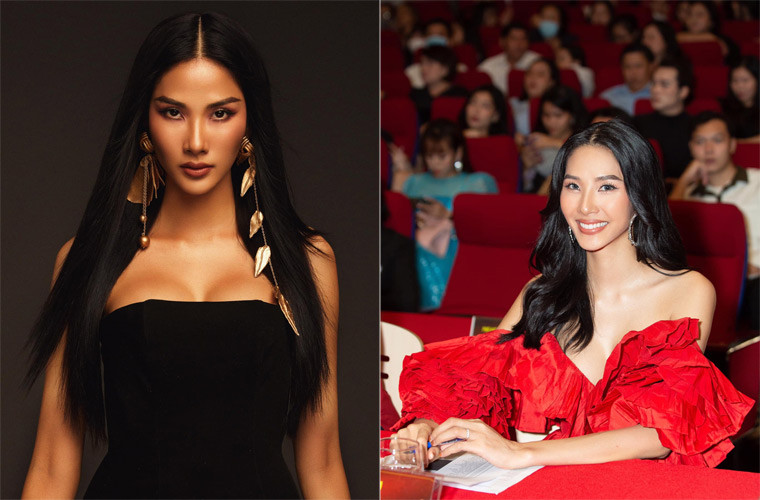 Sau khi đoạt giải Á hậu 1 Hoa hậu Hoàn vũ Việt Nam 2017 và đại diện Việt Nam thi Hoa hậu Hoàn vũ Thế giới 2019, nhan sắc của Hoàng Thùy ngày càng thăng hạng. (Ảnh: FBNV)