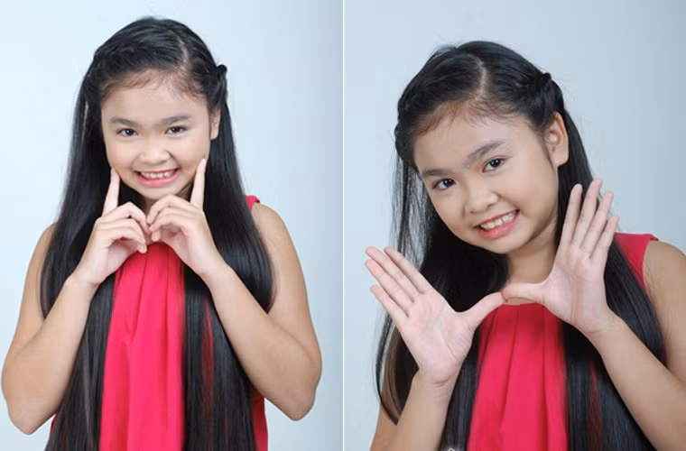 Hình ảnh Thiện Nhân lúc mới giành giải quán quân The Voice Kids năm 2014.