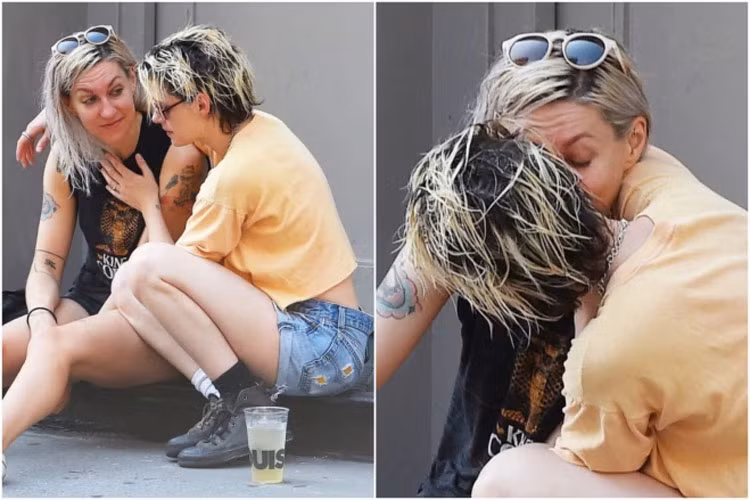 Chỉ hai tuần sau khi hẹn hò, Stewart đã nói lời yêu với bạn gái. Sau ba tháng, cô quyết định tính chuyện tương lai với Dylan. (Ảnh: Justjared)