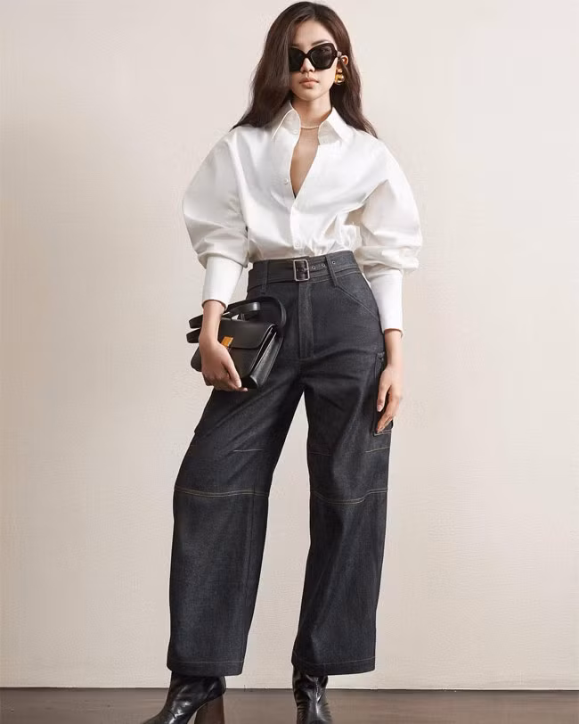 Diễn viên Lương Thanh biến hoá thành quý cô sang chảnh với outfit cực chất.