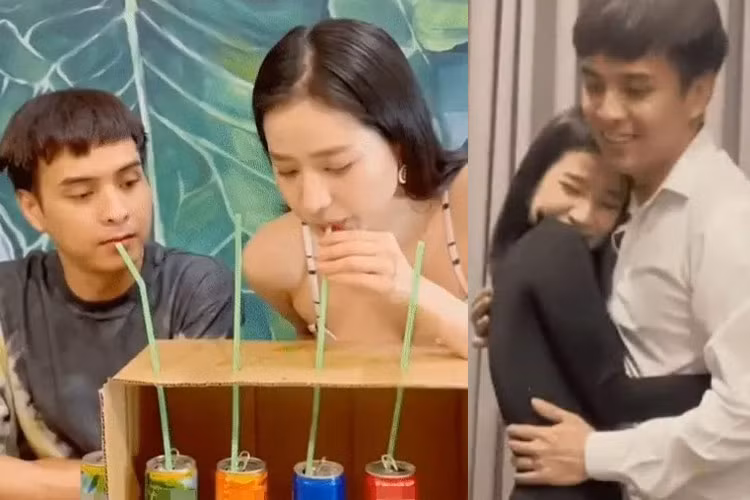 Thời gian gần đây, cư dân mạng lại nghi ngờ Hồ Quang Hiếu tái hợp vợ cũ, hot girl Ivy Lê khi cả hai cùng nhau xuất hiện trên Tik Tok rất tình cảm. (Ảnh: 2sao.vn)