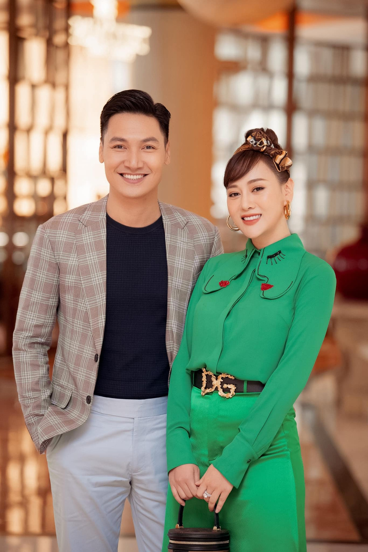  Phương Oanh và Mạnh Trường đóng cặp trong phim mới.