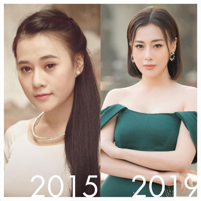Phương Oanh ngày càng hoàn thiện nhan sắc sau những lần chỉnh sửa, đầu tư cho khuôn mặt, làn da.