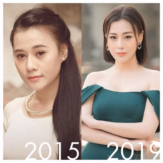 Phương Oanh ngày càng hoàn thiện nhan sắc sau những lần chỉnh sửa, đầu tư cho khuôn mặt, làn da.