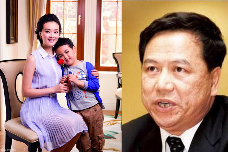 Sau 4 năm kể từ sau khi tham gia "Hoàn châu cách cách", Vương Diễm lên xe hoa với Vương Chí Tài. (Ảnh: internet)