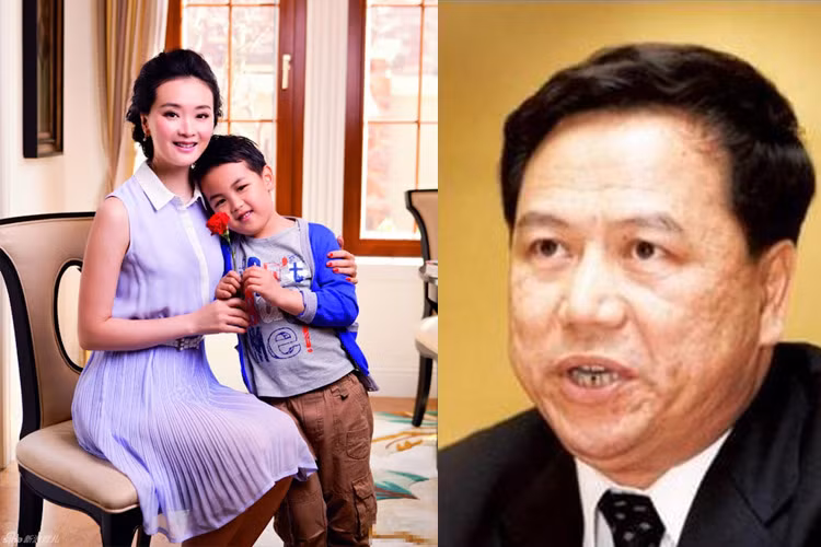 Sau 4 năm kể từ sau khi tham gia "Hoàn châu cách cách", Vương Diễm lên xe hoa với Vương Chí Tài. (Ảnh: internet)