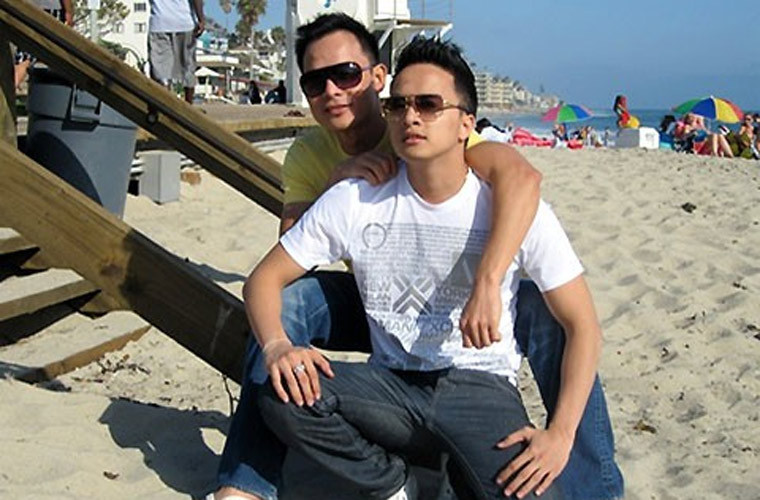 Adam Nguyễn là người lên tiếng về mối quan hệ này khi tố Cao Thái Sơn lừa tình anh ta. Ngoài ra Adam còn tiết lộ Cao Thái Sơn tham gia vào đường dây buôn lậu của siêu mẫu Vĩnh Thụy và có quan hệ tình cảm với một chủ nhà hàng là nam giới. (Ảnh: Tiền phong)