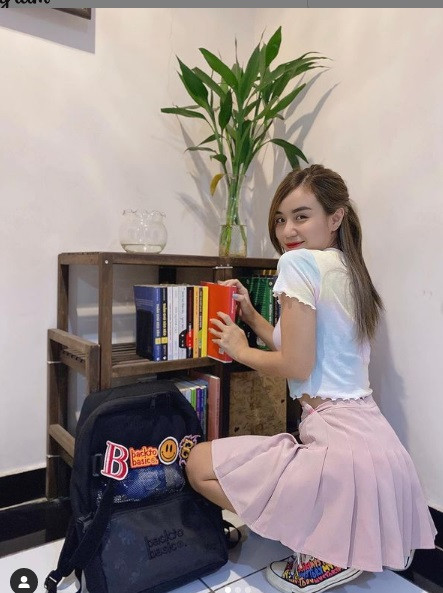 Những bức ảnh xinh đẹp của cô nàng được bạn trai chăm tương tác.