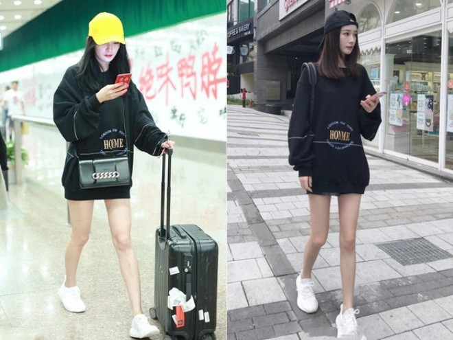 Không chỉ có gương mặt giống nữ chính "Tam sinh tam thế", Trác Hanh Du còn "sao y bản chính" từ phong cách ăn mặc đến kiểu tóc hay cách tạo dáng chụp ảnh selfie...