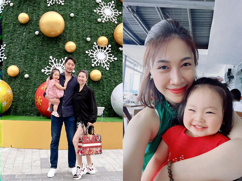 Bé Ốc (tên ở nhà của Honora Thiên Ý) rất lí lắc, hay cười và đáng yêu.