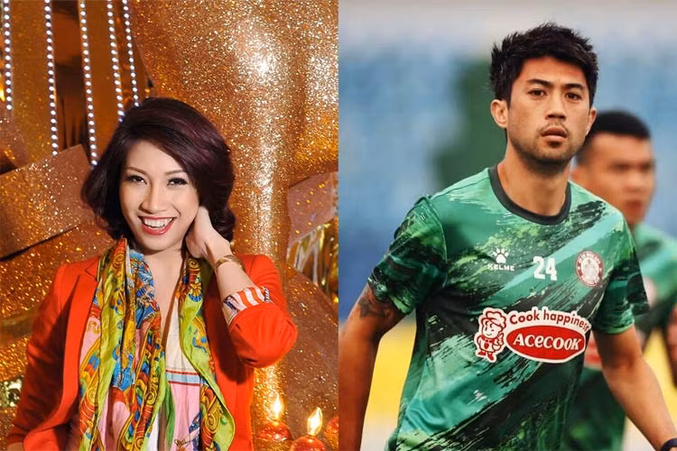 Sau mối tình chóng vánh và bẽ bàng với Công Vinh, Pha Lê lại vướng tin hẹn hò với chàng cầu thủ Việt kiều Lee Nguyễn. (Ảnh: FBNV, saostar)