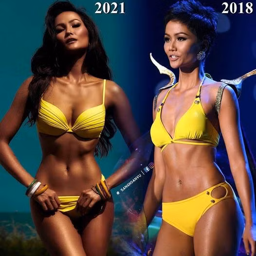 Kể từ sau khi đăng quang, chân dài sinh năm 1992 vẫn chưa hết hot nhờ luôn biết cách làm mới mình.