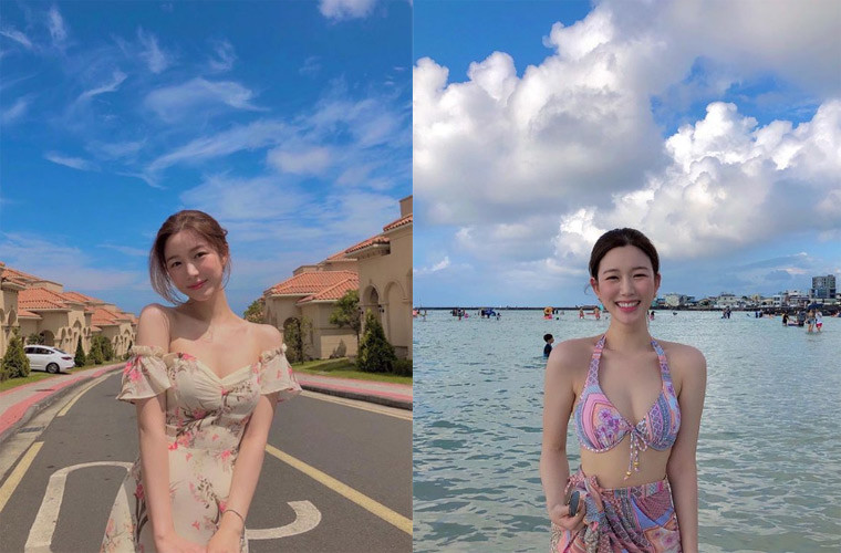 Bù lại, bạn gái Lee Sung Gi sở hữu ngoại hình cực phẩm, mang thần thái của hoa hậu.