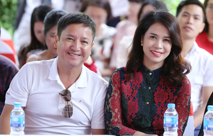 Cả hai đi dự sự kiện cùng nhau. Ảnh: Hòa Nguyễn/Vietnamnet.