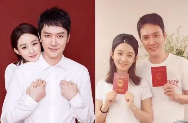 Ngày 16/10/2018 hai ngôi sao Hoa ngữ công khai chuyện tình cảm và tuyên bố đã đăng ký kết hôn. (Ảnh: Asiaone)