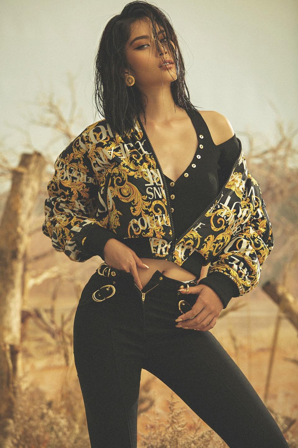 Lợi thế về ngoại hình giúp nữ người mẫu thu hút sự chú ý mỗi khi xuất hiện.