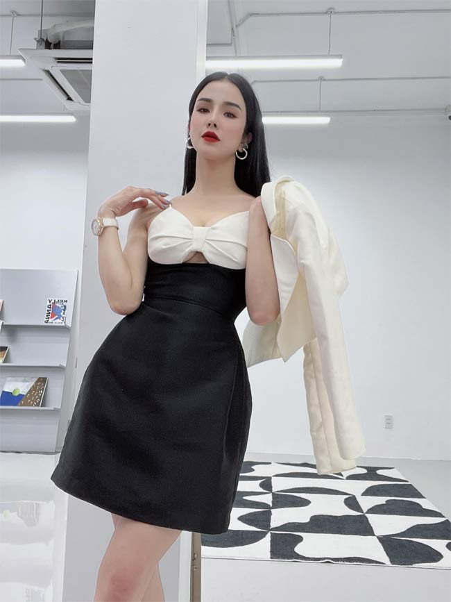 Sóng gió hôn nhân không làm người mẫu Diệp Lâm Anh bớt đi phần xinh đẹp và quyến rũ.