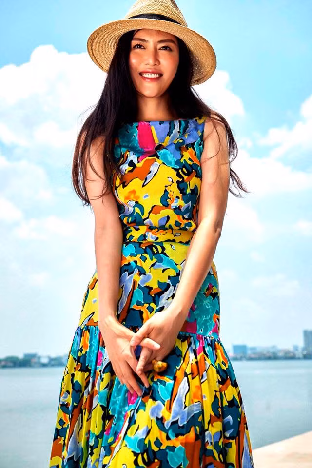 10 năm tập yoga và vài năm trở lại đây, mỗi tuần Thu Thủy chạy khoảng 50km.