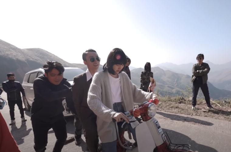 Hậu trường đóng MV của Sơn Tùng và người đẹp.