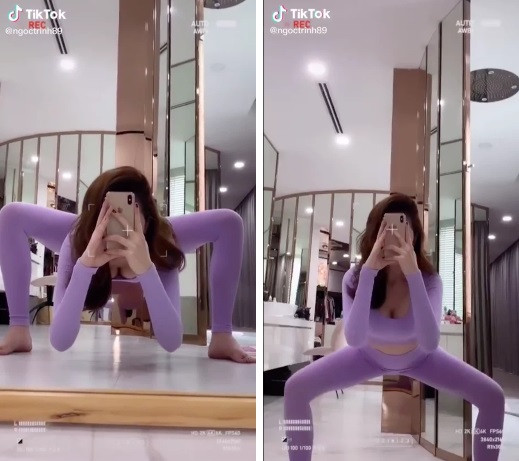 Bắt trend "Người nhện" đang cực hot, Ngọc Trinh không chỉ thử thách trong 7 giây mà còn tiện thể khoe body "nét căng".