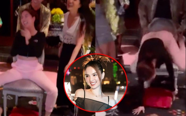 Đa phần những clip đu trend của Ngọc Trinh là những màn xoạc chân khó đỡ, khoe "vũ khí" lợi hại là thân hình dẻo dai, nóng bỏng cùng đôi chân dài miên man.