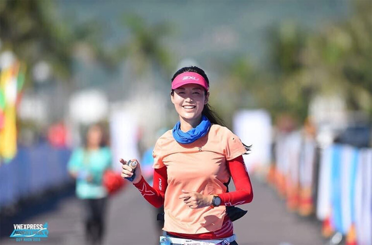 Ngoài yoga, vài năm gần đây, Thu Thủy còn đam mê chạy bộ.