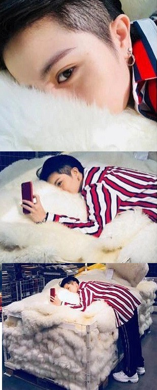 Gil Lê quả thật là "thánh tự sướng" khi biết tận dụng mọi bối cảnh để cho ra đời bức ảnh đẹp nhất.