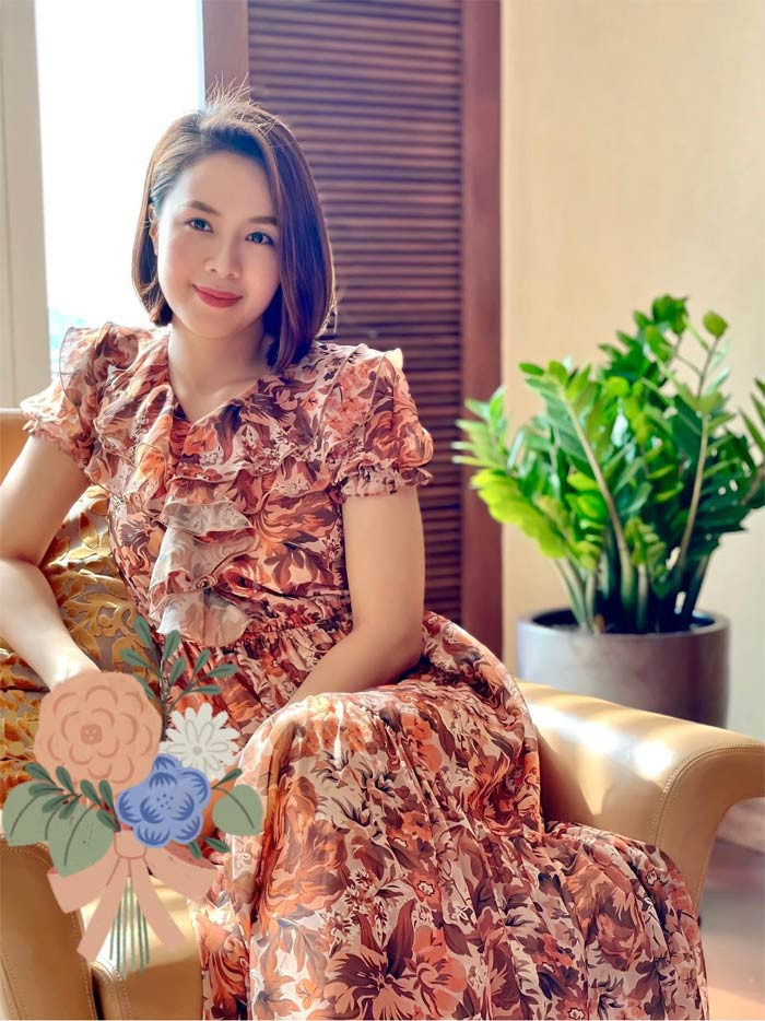 Nhìn Hồng Diễm không ai nghĩ cô đã ở tuổi U40 và là mẹ của hai con đã lớn. (Ảnh: FBNV)