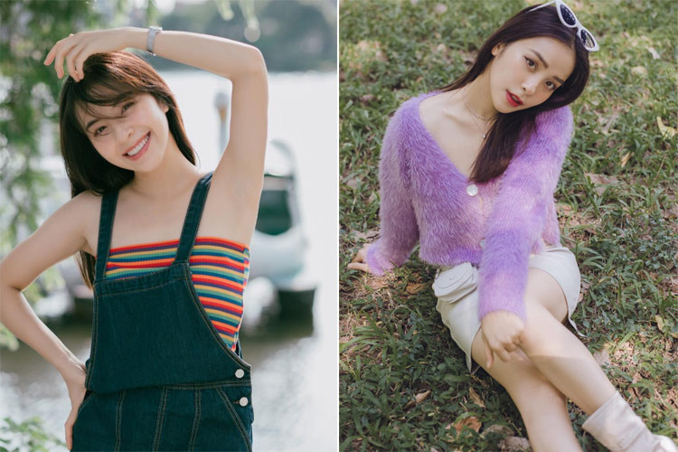 Style của nữ diễn viên sinh năm 1997 giản dị như một cô sinh viên.