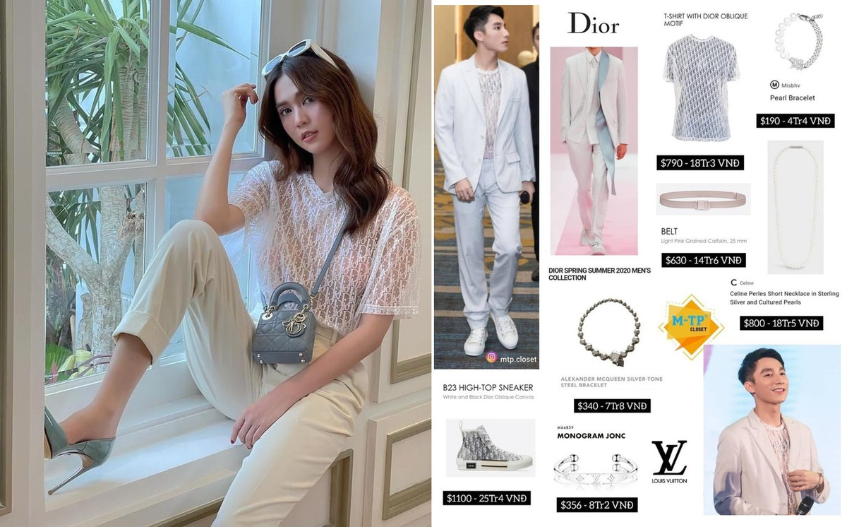 Chiếc áo hàng hiệu khiến Sơn Tùng M-TP và Ngọc Trinh "đụng hàng" từng được bóc giá gần 20 triệu đồng.