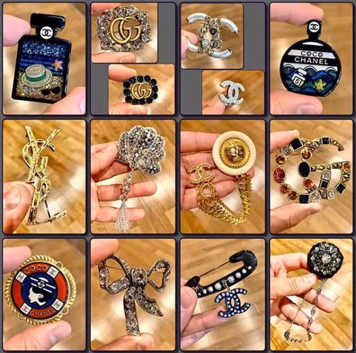 Nam MC còn sở hữu bộ sưu tập ghim cài áo đắt đỏ đến từ các thương hiệu quốc tế như Chanel, Gucci, Saint Laurent...