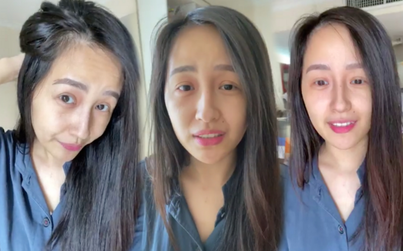 Trước đó, Mai Phương Thúy cũng từng khiến dân tình sốc nặng với mặt mộc chảy xệ, làn da tối và mắt quầng thâm, khác hoàn toàn so với khi lên đồ, make up. Dù tự thấy mặt mộc của mình không đẹp nhưng mỹ nhân 8X vẫn rất tự tin.