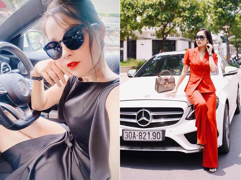Minh Hương có đầy đủ mọi thứ từ nhà đẹp, xe sang, những món phụ kiện hàng hiệu nhiều người mơ ước.