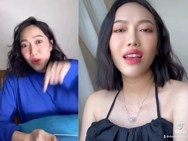 Hình ảnh Diệu Nhi trên livestream các trang cá nhân của cô lộ rõ khuôn mặt không thon thả như trước và thân hình cũng phát tướng hơn.