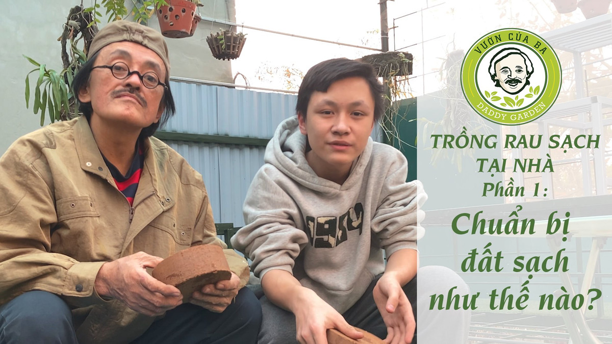 Nam nghệ sĩ cùng các con làm blog chia sẻ về cuộc sống giản dị cũng như kinh nghiệm chăm sóc vườn ao chuồng.