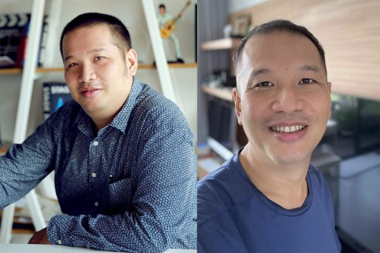 Mới đây ông bầu Quang Huy khiến nhiều người bất ngờ khi khoe diện mạo mới sau khi giảm được 32kg trong mùa dịch COVID-19.