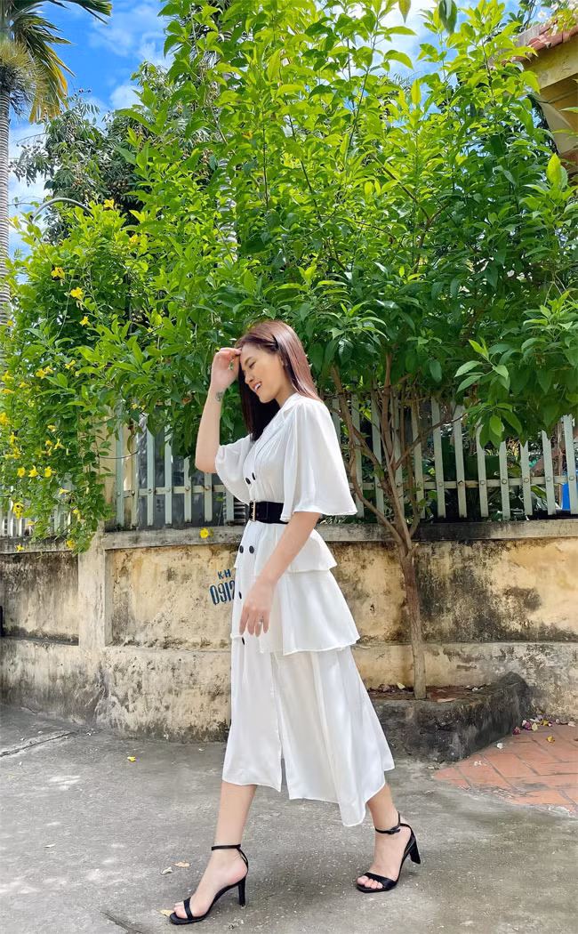 Ngoại hình mới của Khánh Thy được nhiều khán giả khen ngợi.