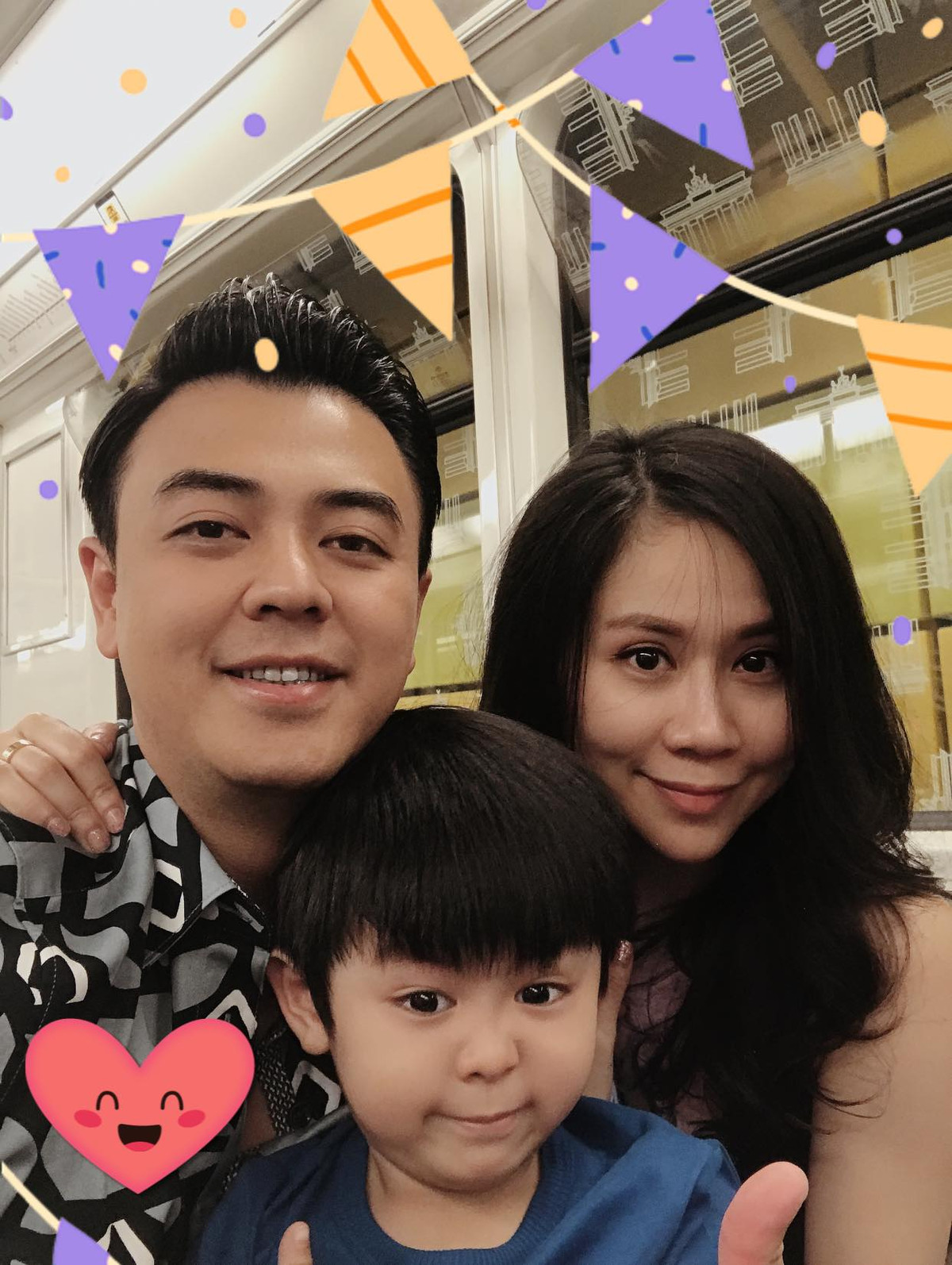 Quý tử nhà MC Tuấn Tú lớn nhanh như thổi nhờ thừa hưởng gen chiều cao của bố.